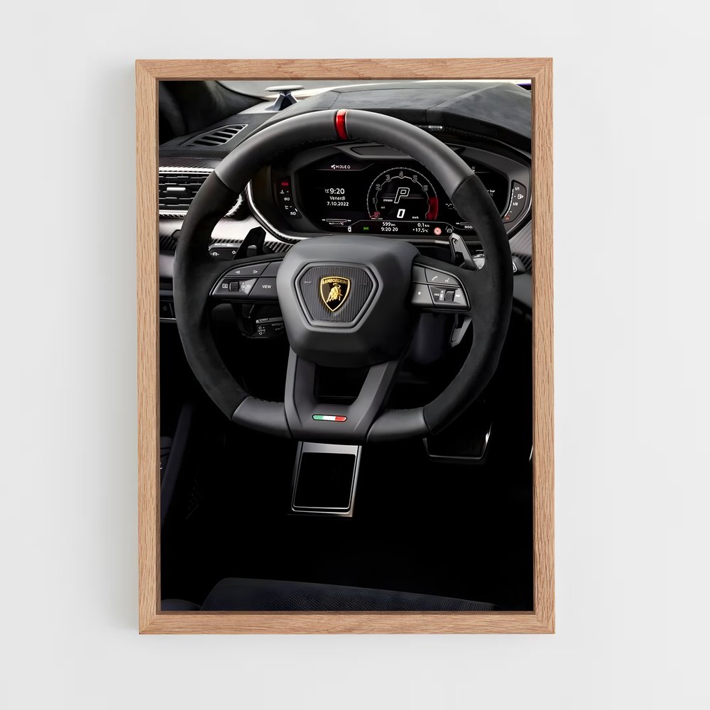 Poster Intérieur Urus – affiche Lamborghini (vue 4)